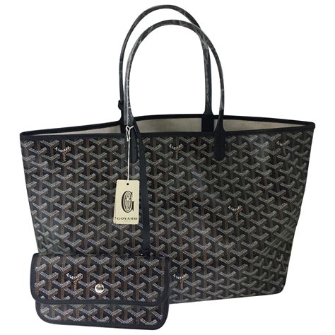 goyard saint louis black|inside Goyard tote.